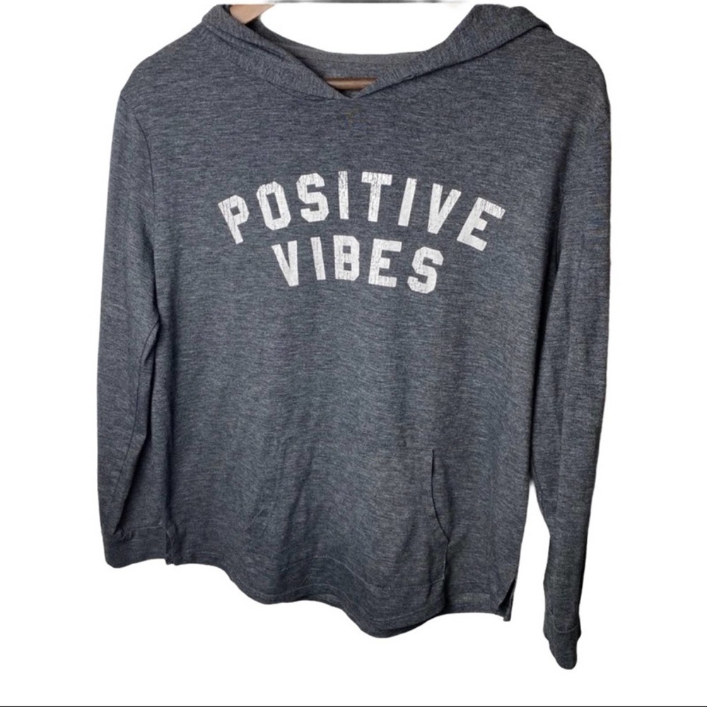 Peaceful Warrior Gray Yoga Pullover Hoodie
